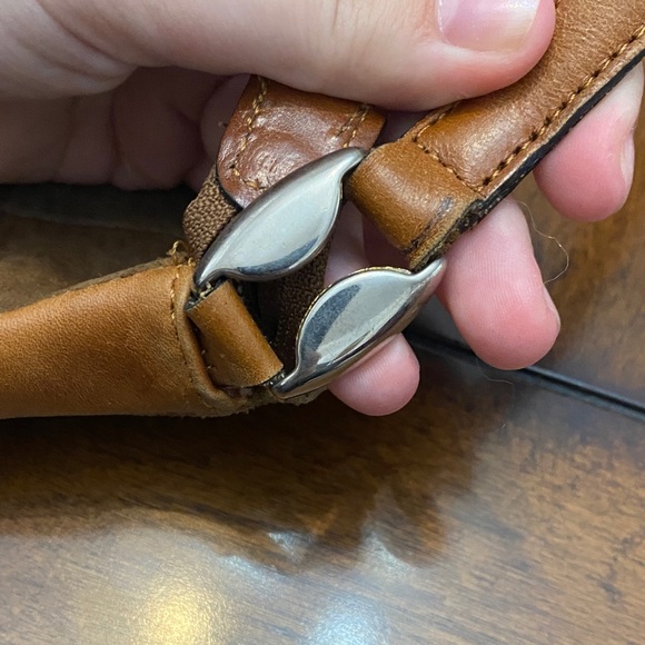 Patchwork Suede Leather Bag in Tan and Brown - Picture 5 of 9